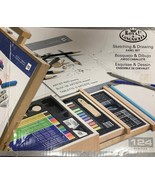 Royal &amp; Langnickel Sketching Drawing Artist Easel Set 124 pc - $54.41 CAD