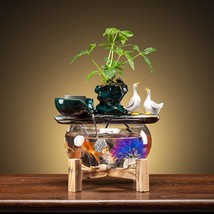 Fortune Flowing Fish Tank - A Captivating Addition To Your Home - £99.44 GBP+