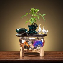 Fortune Flowing Fish Tank - A Captivating Addition To Your Home - £99.69 GBP+