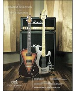 Ernie Ball Music Man Armada & Sabre Bass Guitar Marshall Amp advertisement print - £3.31 GBP