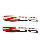 2 NEW  Z06 505 HP Fender Emblems Decals Chrome &amp; Red fits All Cars  z 06 - $23.76