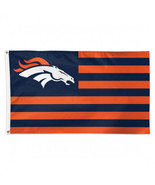 Denver Broncos Flag 3x5 Deluxe Americana Design - $1,635.54 MXN