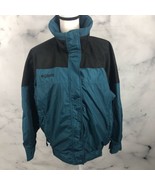 Columbia Women’s Jacket Bugaboo Windbreaker Shell Sz M Teal Zip Up - $702.24 MXN