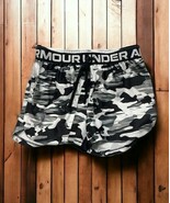 Under Armour Girls&#39; Play Up CamoPrint Loose Shorts SIZE YLG/G GREY White... - $291.72 MXN