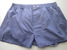 Nordstrom 536959 Solid Cotton Men’ Shorts Pajamas Boxer Blues 42 MSRP $16 UPC70  - £5.45 GBP