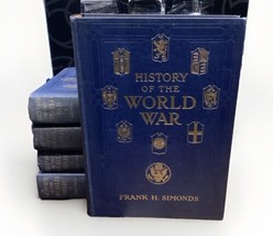 Antique 1917-1920 History Of The World War by Frank H. Simonds Volumes 1-5 - $39.64 CAD
