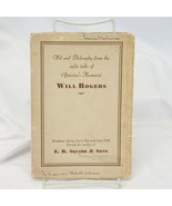 Will Rogers American Humorist Wit Philosophy Radio Talks 1930 Vintage 5x 8&quot; - $10.77