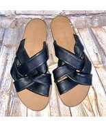 Paul Green Alicia Knotted Wedge Sandal in Black White Size 6 - $67.68 CAD
