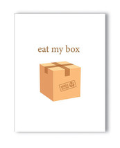 &#39;eat My Box Naughty Greeting Card - £9.84 GBP