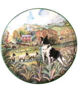 Royal Kendal Alex Williams Border Collie Sheep Dog Pin Trinket Dish Made... - $25.64 CAD