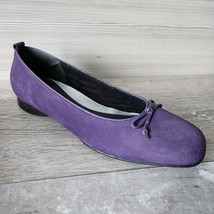 Naturalizer Womens Neptune Plum Nubuck Purple Suede Ballet Flats Shoes S... - £29.91 GBP