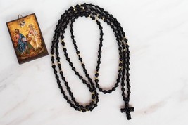 150 knots Black Gold Komboskini Spiritual Orthodox Christian Easter pray... - £34.15 GBP