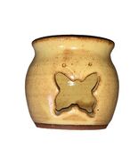 Studio Pottery Cut-Out Butterfly Tea light Candle Holder Handmade Artist... - $26.65 CAD