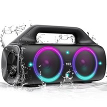Portable Bluetooth Speakers, 80W Peak Wireless Outdoor Speaker With Subw... - £116.37 GBP