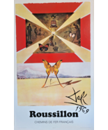 Salvador Dali - Poster Original - SNCF - Roussillon - 1969 - Rare - $179.49