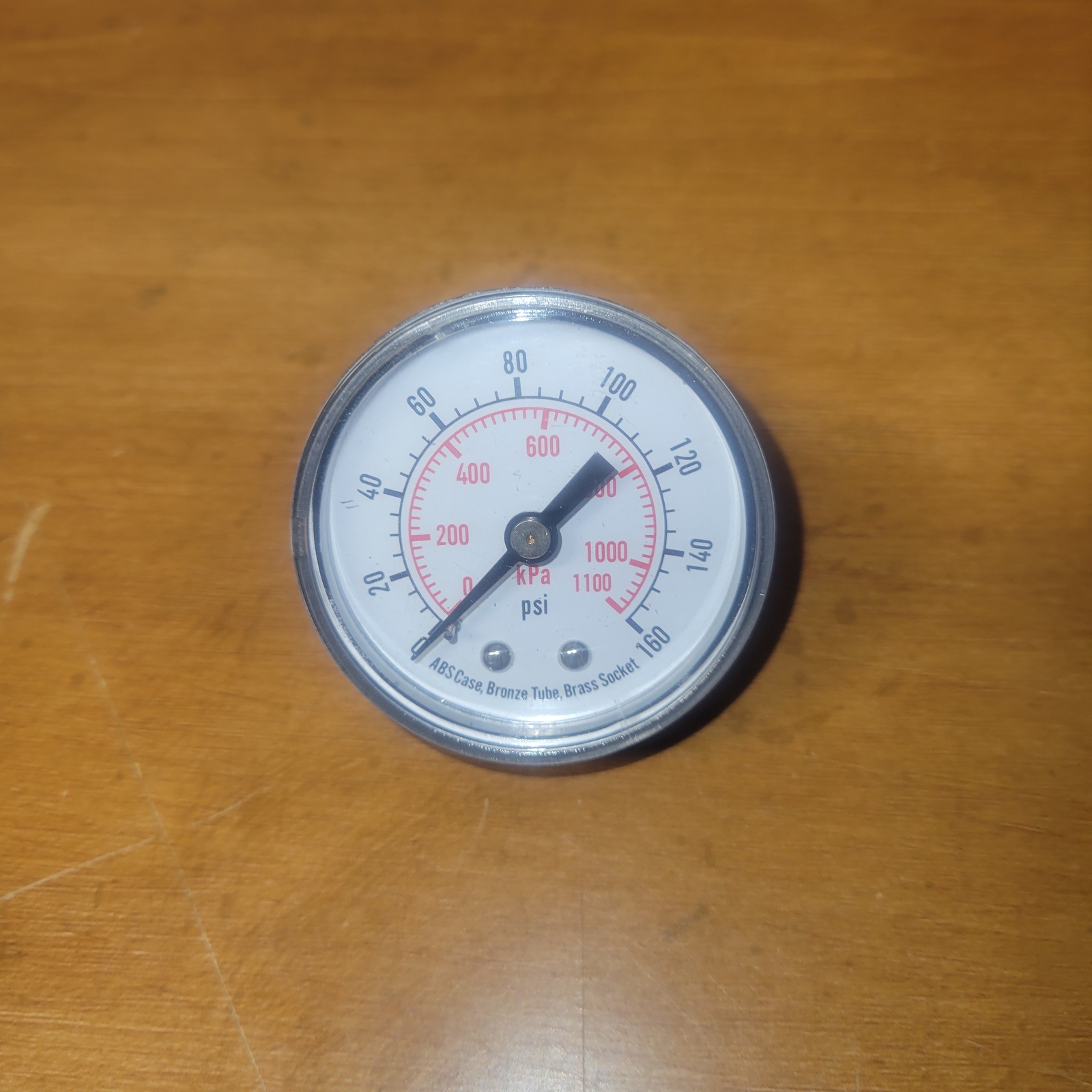 160 PSI Air Pressure Gauge - $11.00