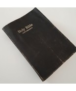 1969 Holy Bible KJV Red Letter Edition Concordance King James Faux Leath... - $15.85