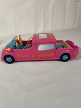 Polly Pocket Party Pink Stretch Limo Cadillac Doll Convertible Car 2005 - £11.55 GBP