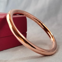 1 Pc Pure Copper  Bracelet Bangle, Healing Bangles, Unisex, Thick Bangle - $20.25+