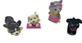 Just Play Miniature Dogs and Cat Figures Toys Lot of 4 - $15.57