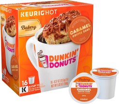 Dunkin&#39; Donuts Caramel Me Crazy Coffee 16 to 110 Keurig K cup Pick Quantity - £17.95 GBP+