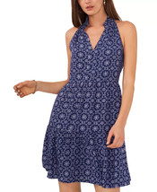 Swim Cover Up Sleeveless Dress Navy Print Size XL 1.STATE BEACH $59 - NWT - $13.49