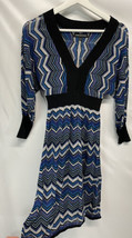 Express Special Occasion Multicolor Dolman Sleeve Dress XS - $29.67