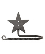 COUNTRY STAR TOILET TISSUE PAPER HOLDER - Solid Twisted Wrought Iron AMI... - £28.92 GBP