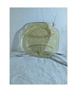 Federal Madrid Amber Depression Glass Relish Dish, VTG Glassware, Sectio... - $376.33 MXN