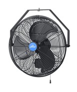 iLiving 18&quot; Wall Mounted Variable Speed Indoor/Outdoor Weatherproof Fan ... - $141.57