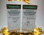 *2*Nature&#39;s Bounty Advanced Magnesium Glycinate 360mg 90ct High Absorpti... - £22.41 GBP