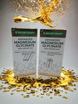 *2*Nature&#39;s Bounty Advanced Magnesium Glycinate 360mg 90ct High Absorpti... - £22.47 GBP