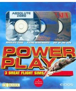 Power Play: 3 Great Flight Sims (3MAC-CDs, 1996) Power Macintosh -NEW in BIG BOX - $7.98