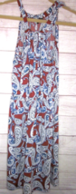 Banana Republic Woman&#39;s M  Dress Sleeveless Maxi Multicolor Sleeveless Madi - £10.35 GBP