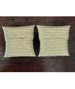 Thai Bamboo Woven Pouch - Eco Foldable Tote, Lipbin Handmade Bag, Sustai... - $510.83 MXN