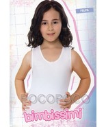 Camiseta de Tirantes Hombro Larga Niña Algodón Peinado bimbissimi ART.VL311 - $5.74
