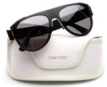 New TOM FORD Lyle-02 TF1074 01C Black Sunglasses 58-18-145mm B50mm Italy - £153.11 GBP