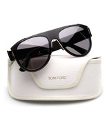New TOM FORD Lyle-02 TF1074 01C Black Sunglasses 58-18-145mm B50mm Italy - $191.09