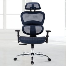 Ergonomic Chair, High Back Executive Desk Chair, Modern Office Chair, Steelblue - £224.59 GBP