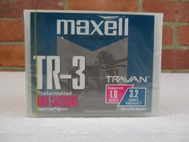 Maxell TR-3 Travan Tape Mini Cartridge TR-3 1.6/3.2 GB  Sealed New - $4.95