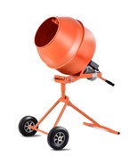 5 Cu. Ft. 1/2 HP Electric Cement Mixer Concrete Mortar Steel Drum Tiltin... - $633.98 CAD