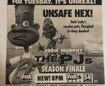 1999 The PJs Season Finale Print Ad Eddie Murphy TPA21 - $5.93