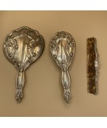 Watrous STERLING SILVER 3 PIECE DRESSER SET-  MIRROR - BRUSH - COMB - $4,593.81 MXN
