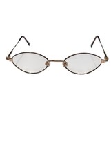 Rodenstock Eyeglasses Frames R4198 F 135 Gold Metal Oval Brown Small - $29.39