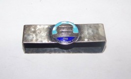 Vintage Hammered Metal Old Curiosity Shop Napkin Ring Holder - £7.77 GBP