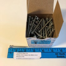 100 pack QD82 24-55123 8 x 2 inch quick drill slot head tapping screw  - $23.09 CAD