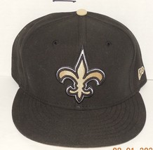 New Orleans Saints Fitted Football Hat Cap New Era 59Fifty NFL 7 5/8 - $34.31