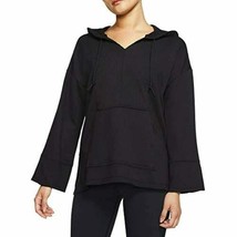 Nike Women&#39;s Yoga Luxe Dri-Fit Long Sleeve Baja Hoodie Small Black MSRP $100 - £54.13 GBP