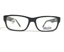 Robert Mitchel RM7004 BK/CRY Eyeglasses Frames Black Clear Square 54-16-145 - £43.72 GBP