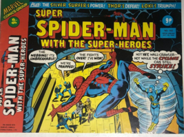 Super SPIDER-MAN With The SUPER-HEROES #193 (1976) Marvel Comics Uk Vg+ - $19.79